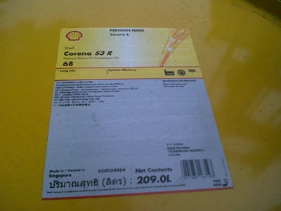 SHELL CORENA S4 R 68